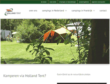 Tablet Screenshot of hollandtent.nl